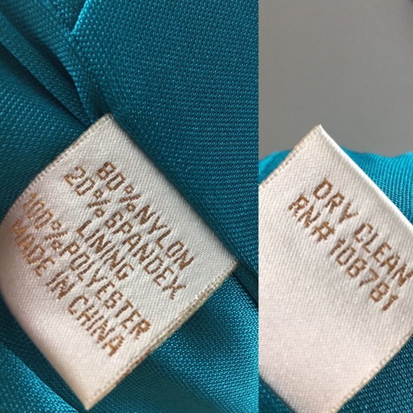 Aidan Mattox Turquoise Career Dress - Picture 5 of 8